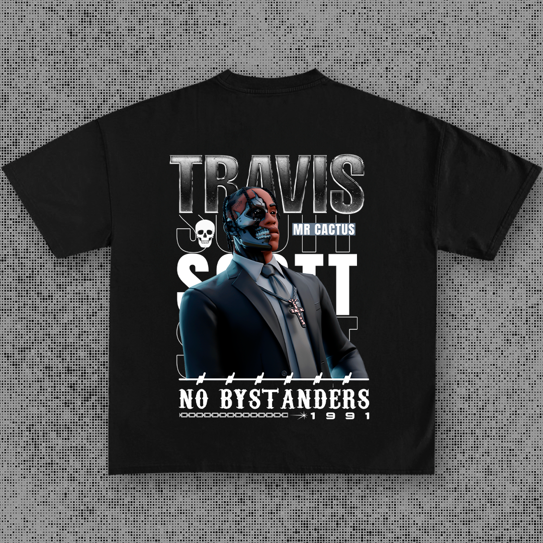 Travis Scott No Bystanders - t-shirt design