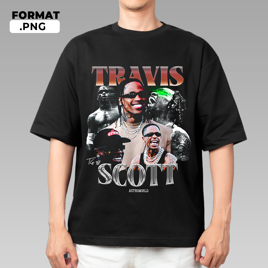 Travis Scott Bootleg - T-shirt design