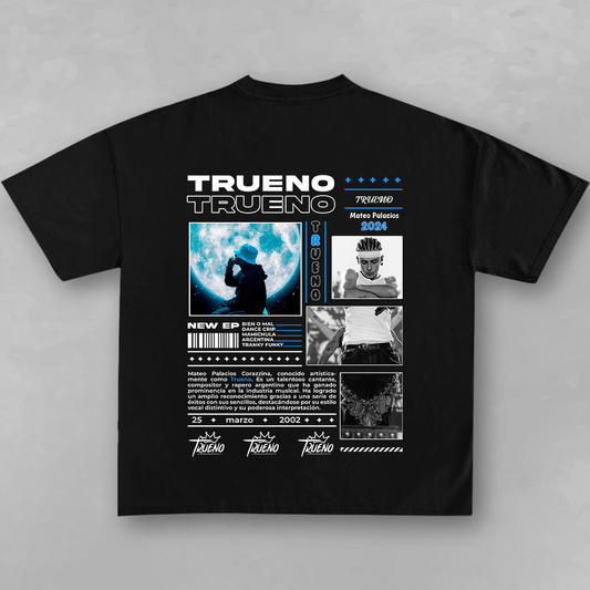 Trueno Mateo Palacios diseño de camiseta - t-shirt design