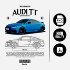 illustration car design - for print - digital product