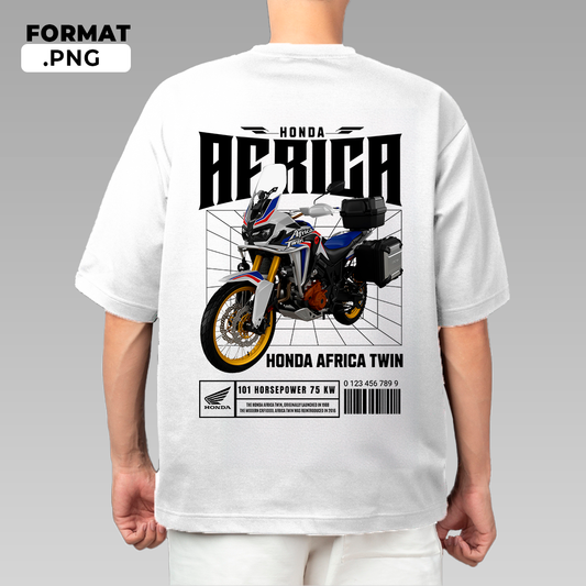 Honda Africa Twin - T-shirt design