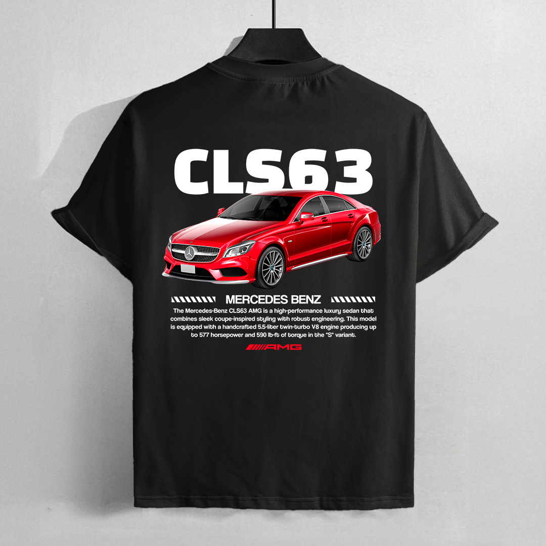 car t-shirt desing - mercedes benz cls63