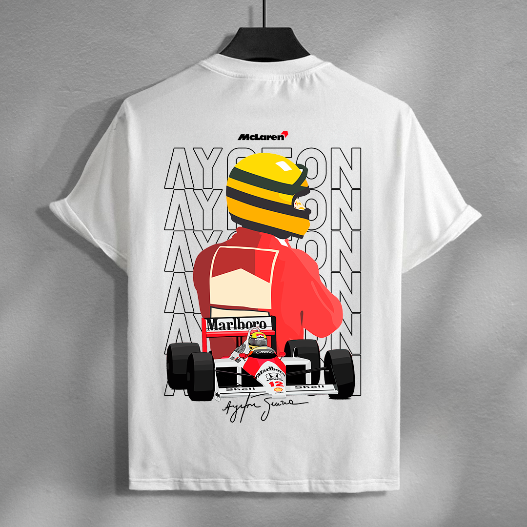 Graphic for print of Ayrton Senna #1 - t-shirt design