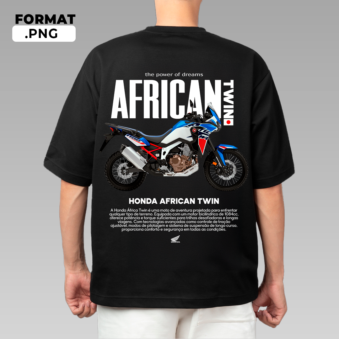 HONDA AFRINA TWIN - T-shirt design