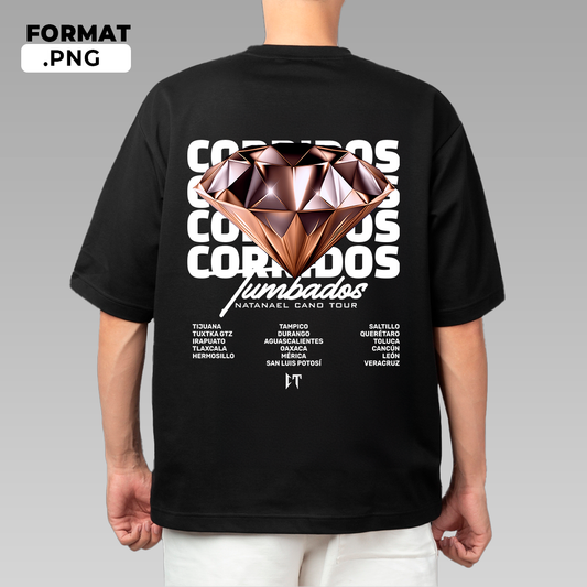 Corridos Tumbados Natanael Cano - diseños de playera