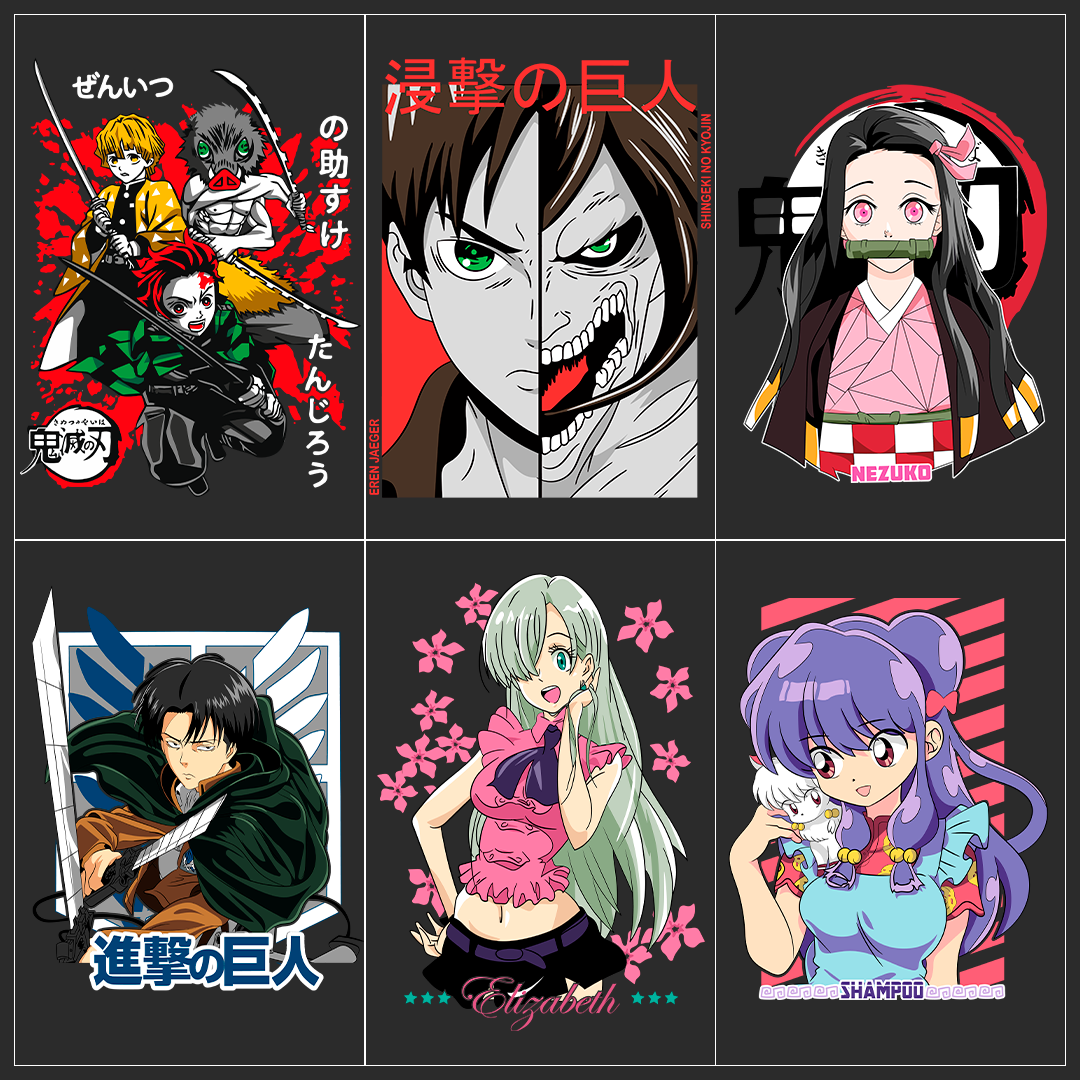 Demon Slayer 25 Designs - t-shirt design