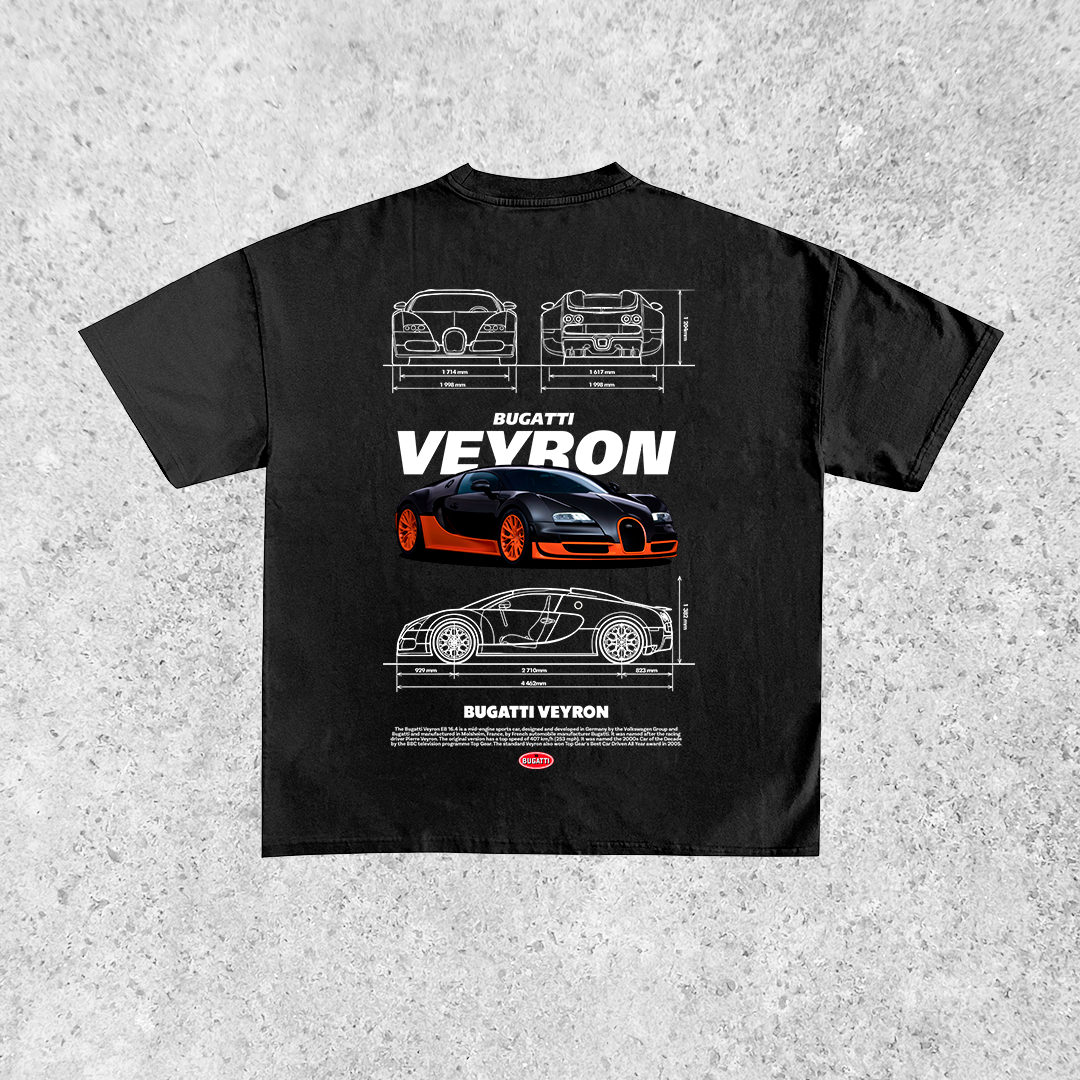 Bugatti Veyron - t-shirt design