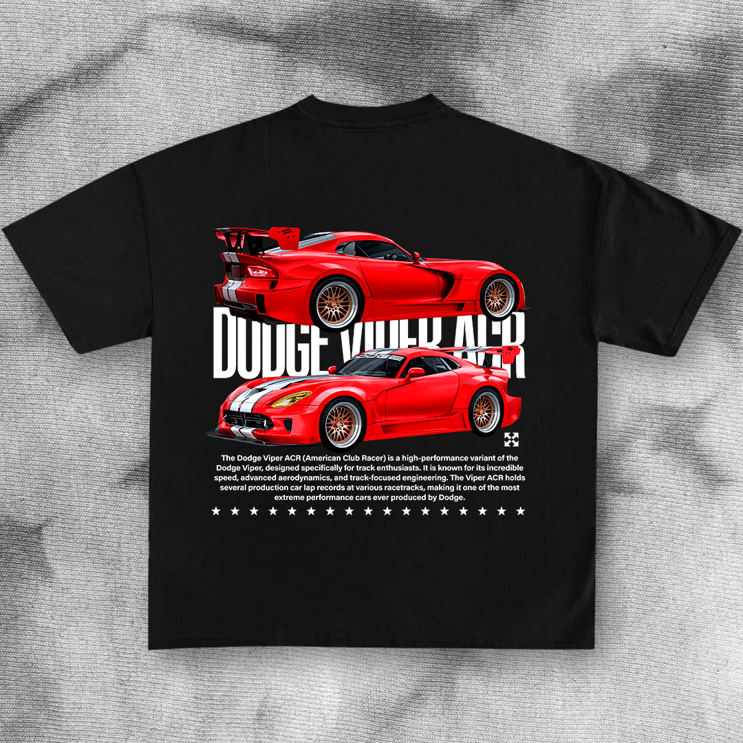 Dodge Viper ACR - t-shirt design