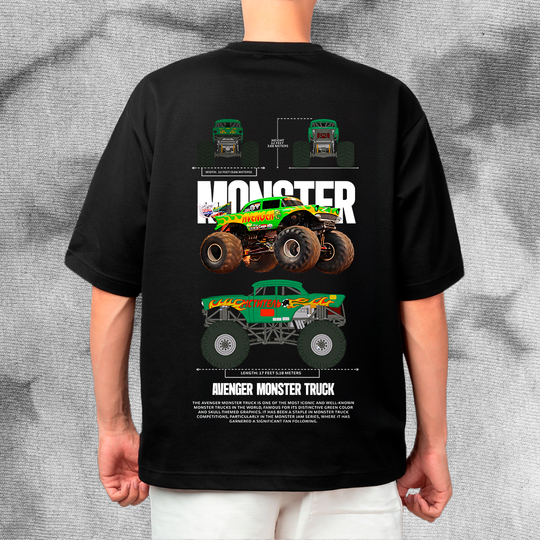 AVENGER MONSTER TRUCK - t-shirt design