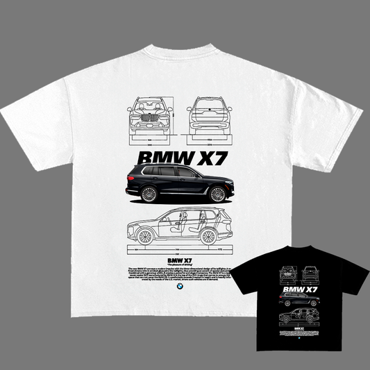 Bmw X7 t-shirt design