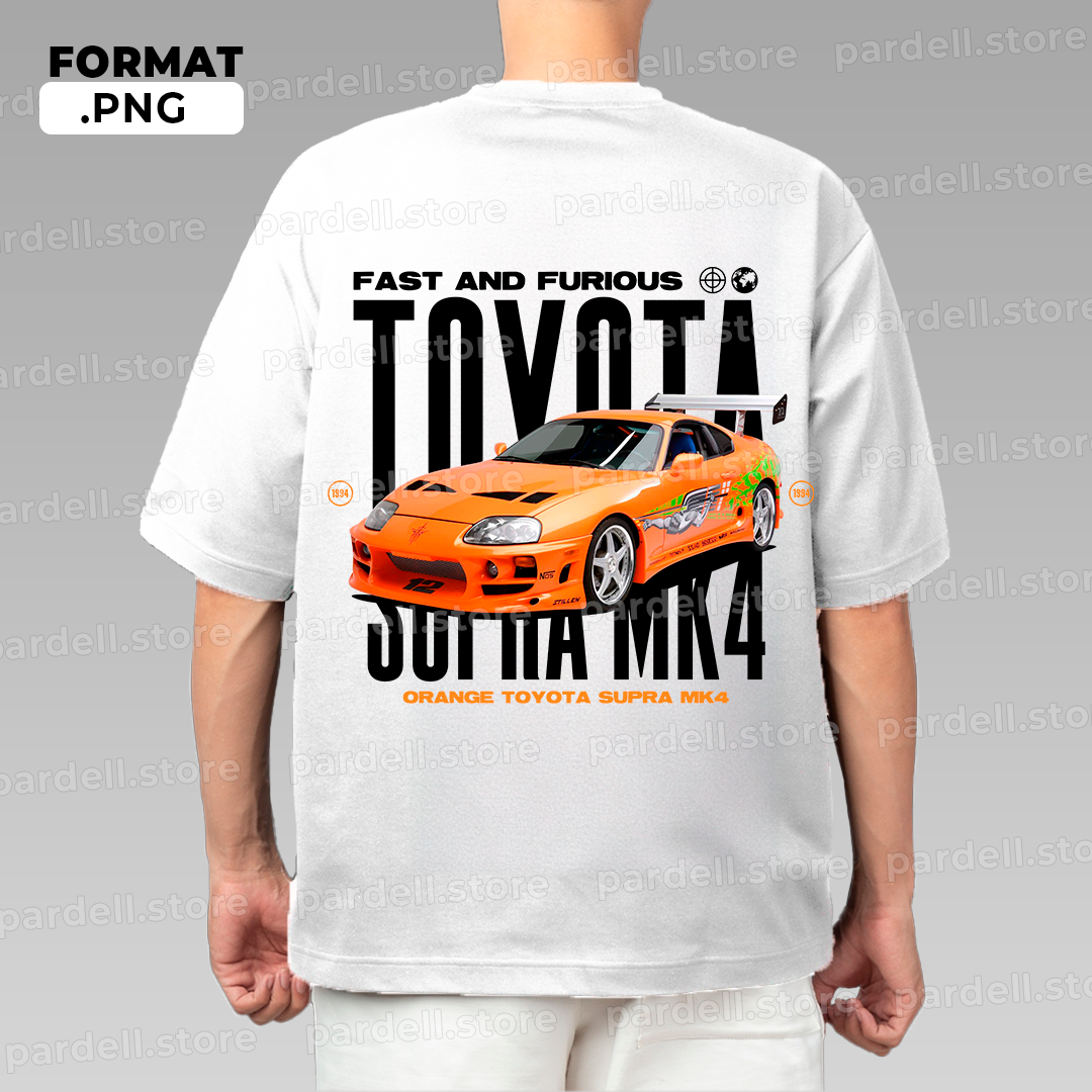 Toyota Supra MK4 Fast &amp; Furious / T-shirt design